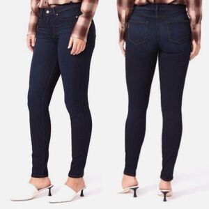 Paige Hoxton Ultra Skinny Jeans Women’s Size 26 Mid Rise Dark Wash Stretch Denim